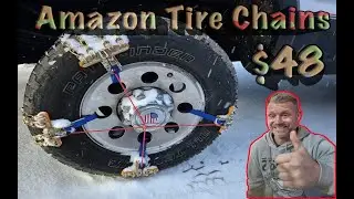 Цепи противоскольжения QIYISS Amazon за 50 долларов (работают ли они и легко ли их установить?)