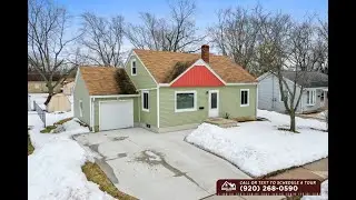 Green Bay Home for Sale 3BR/1BA Cape Cod near Lambeau Field