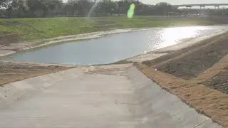 20-million-gallon detention basin in Meyerland designed to help prevent flooding