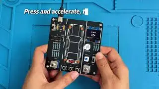 DIY Electronics Project Car Driver Simulator Kit STEM Soldering Practice