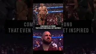 Jiř&iacute; Proch&aacute;zka gets emotional watching Alex pereira regaining his title #ufc #mma #fight #shorts