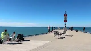 Bayfield Pier Beach, Lake Huron, Ontario, Canada, 2025