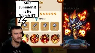 Epic Summoners-  500 Summons!!! | Fire Leader