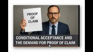 10. Conditional Acceptance and the Demand for Proof of Claim