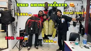 Second hand riding jackets in cheap price 🥵🔥 in Delhi gears r here ❤️ riding suit, pants, helmets