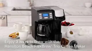 Hamilton Beach FlexBrew Trio 2 Way Coffee Maker Review - The Best Coffee Machine