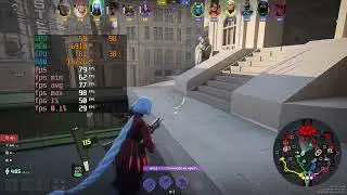 RX 7600 + Ryzen 7 5800X - Deadlock - 1080p ultra settings