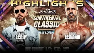Orange Cassidy Vs Claudio Castagnoli - Continental Classic 2025 Blue League Match - Highlights.