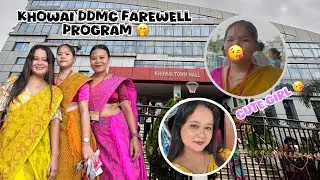KHOWAI DDMC FAREWELL PROGRAM ❤️|| 12th AUGUST 2025 || #khowai @Alishavlogs11 
