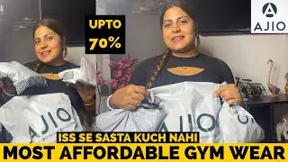 Itne Saste Gym Wear Aapne Aaj Tak Nahi Dekhe Hoge Ajio Gym Wear Haul @priyapanwar-lifestyle