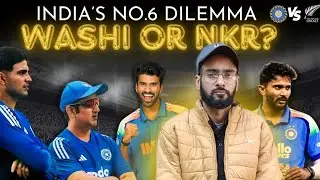 Washi or NKR? India's No. 6 Dillema and RCB  Win Season Opener | #indvsnz #wpl 