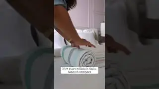 Turn your throw blanket into a pillow! #foldinghacks#folding#blanket#bedding#homeideas#trythisathome
