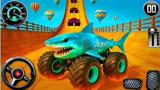 Monster Truck Mega Ramp Impossible Driver - Ultimate Car Stunts GT Racing - Android Gameplay 