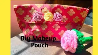 Diy Cosmetics Pouch From Waste Fabric #youtubevideo 