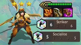 OVERBUFFED IRELIA ⭐⭐⭐ 5 Socialite | 6 Striker |  3 Star | TFT Set 6.5