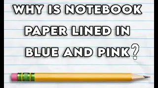 Why Is Notebook Paper Lined in Blue and Pink? | The Hidden History Behind School Supplies