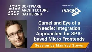 Camel and Eye of a Needle: Integration Approaches for SPA-based Micro Frontends | Manfred Steyer