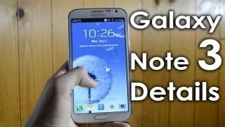 Samsung Galaxy Note 3 Announcement Details