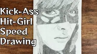 Kick-Ass - Hit-Girl Speed Drawing