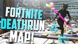 I Helped MAKE a PARKOUR Map? (Fortnite Deathrun Code)