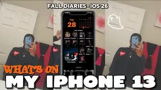 Fall 2025🎃 whats on my iphone | productive | spooky season | halloween aesthetic 