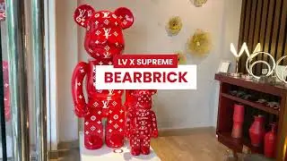Bearbrick LV x Supreme Limited Edition from Citihome