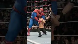 Giant Spider-Man Fights a Human in the Ring! #giantspiderman #ringbattle #epicfight #supershowdown