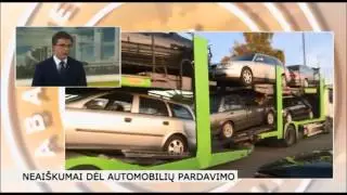 Automobiliu pardavimas: advokato interviu LRT studijoje