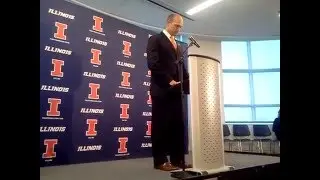 Lovie Smith introduced at Illinois