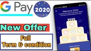Google Pay New Welcome 2020 Offer | Google Pay New Cake Offer 2020