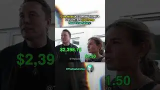 Elon Musk VS Kai Trump LIVE Salary 🤑 #money
