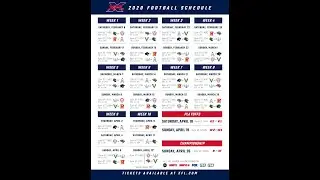 #35 - 2020 XFL Schedule Recap And Live Podcast
