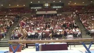 Alabama Gymnastics: Ashley Sledge on the Balance Beam at Oklahoma