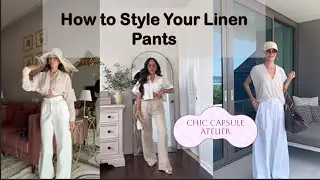 10 Ways to Wear Linen Pants in Summer ' 2025