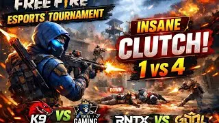 Free Fire MAX eSports INSANE CLUTCH 💥 | K9 vs Total Gaming | RNTX vs GODL