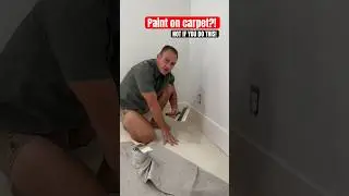 NEVER GET PAINT ON YOUR CARPET AGAIN! #handyman #painting #diytips #lifehacks #baseboards