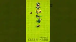 How she is not felling down into that holes | Clash of Clans | Clash Karo #viral #shorts #coc