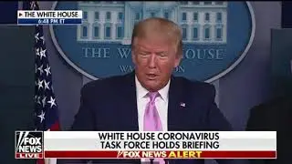 Trump jokes with married couple John Roberts and Kyra Phillips - 1 April 2020