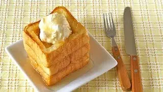 Honey Butter Toast with Vanilla Ice Cream ハニーバタートーストの作り方 - OCHIKERON - CREATE EAT HAPPY