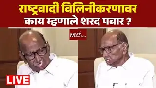 Sharad Pawar Live | राष्ट्रवादी विलिनीकरणावर काय म्हणाले शरद पवार ?