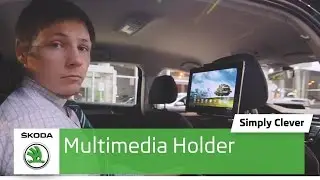 Держатель для планшета Multimedia Holder в Skoda. Обзор автомобиля Шкода. Автоцентр Прага Авто