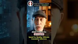 Speed vs  Quality The Ultimate Translation Dilemma  -  Open debate   professional translation