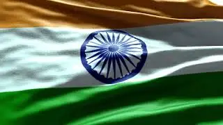 India flying Flag 4K - High Quality Wave Animation