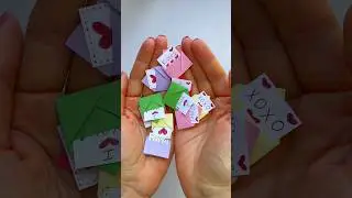 Mini Paper ENVELOPE💌 #diy #origami #envelope #valentinesday #papercraft #easy #hobby #nice #shorts