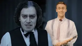 Patrick Bateman vs Sweeney Todd | Deepfake | AI voices | RAP BATTLE!