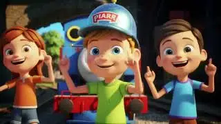 The Bubble Train | Fun 3D Kids Song Adventure
