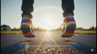 Rainbow Sneakers 🌈👟 | Bright Pop Love Song | Colorful Journey to Forever