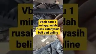 v belt beli online ya gini resikonya beda sama di toko😂