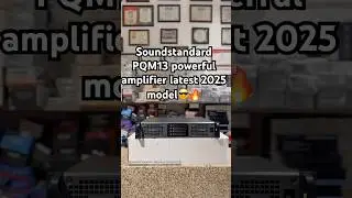 Soundstandard PQM13 powerful amplifier latest 2025 model😎🔥 #rajahujacompany #dj #amplifier