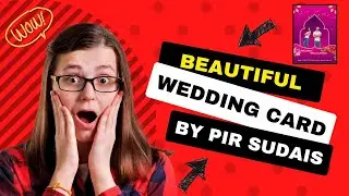 Beautiful Wedding Card Design &ndash; CorelDRAW Wedding Card by Pir Sudais (Pakistan) 2025
